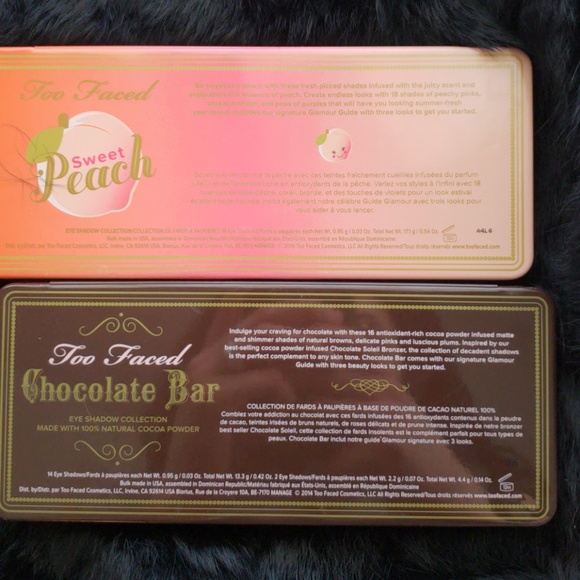 Eyeshadow Palettes Sweet Peach And Chocolate Bar - Picture 5 of 5